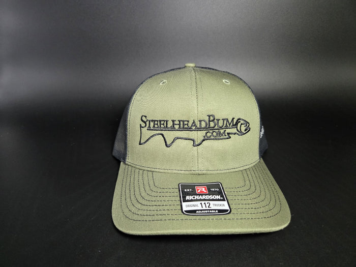 SteelheadBum.com Richardson 112 Trucker Loden/Black Front