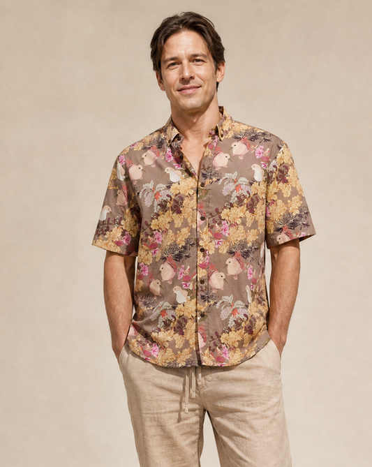 Shearwater Aloha Shirt - Lavender