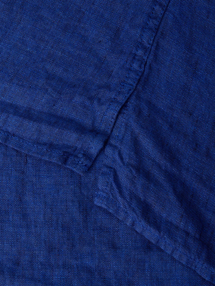 Short Sleeve Grandad Shirt Maywood Blue
