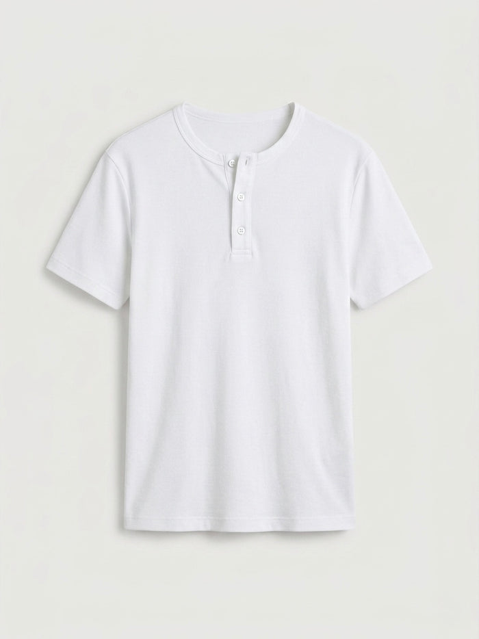 Short Sleeve Henley Shirt