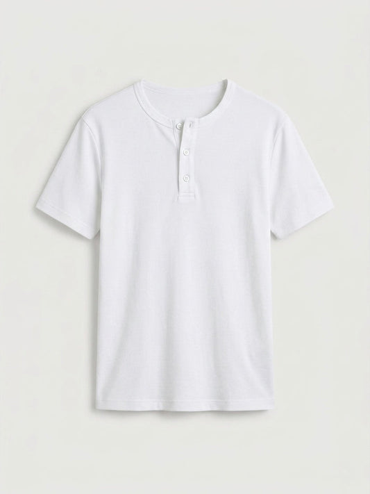 Short Sleeve Henley Shirt