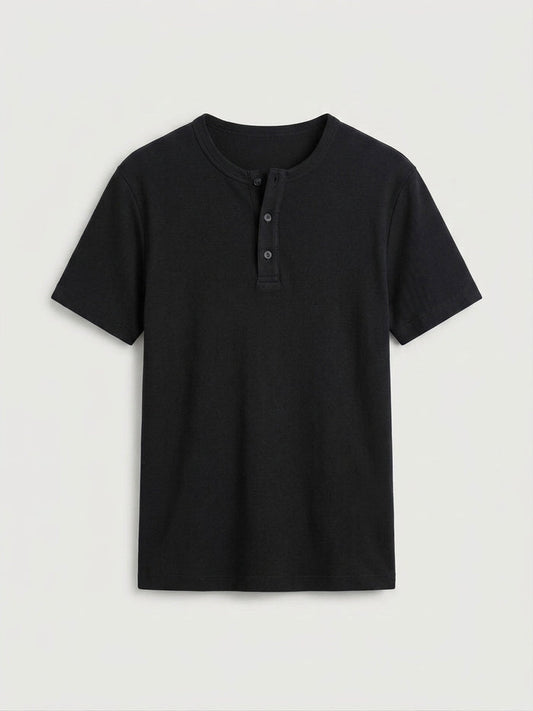 Short Sleeve Henley Shirt