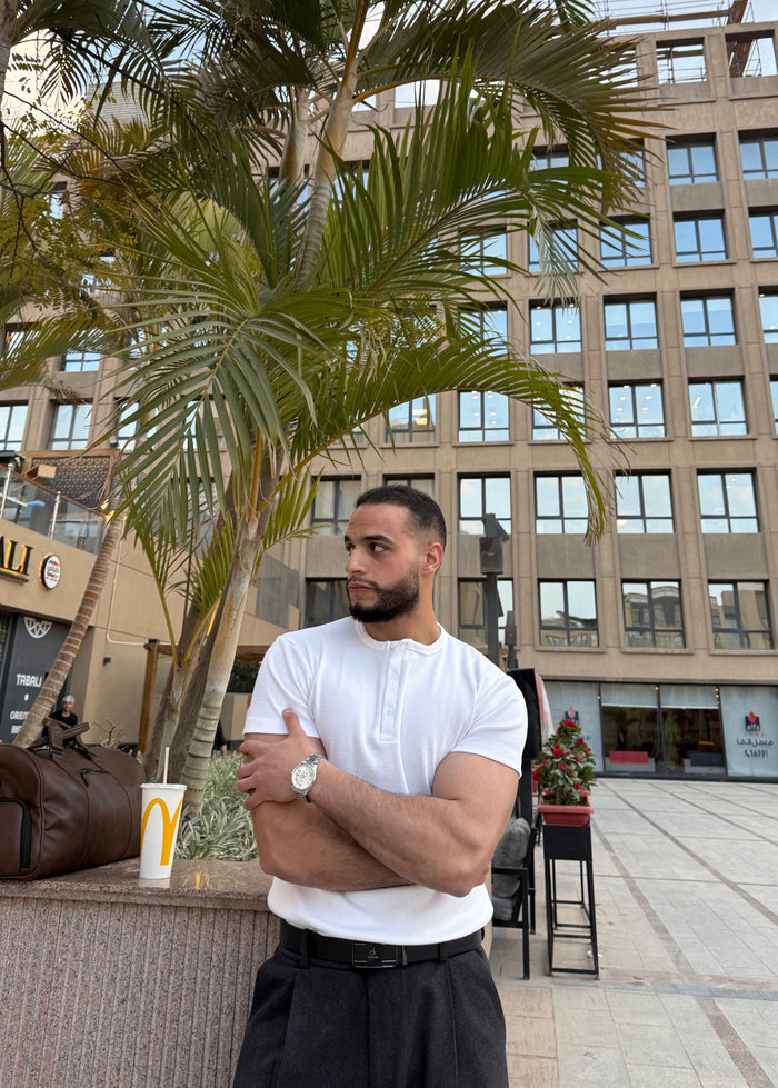 Short Sleeve Henley Shirt