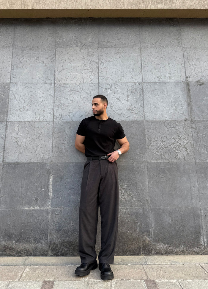 Short Sleeve Henley Shirt