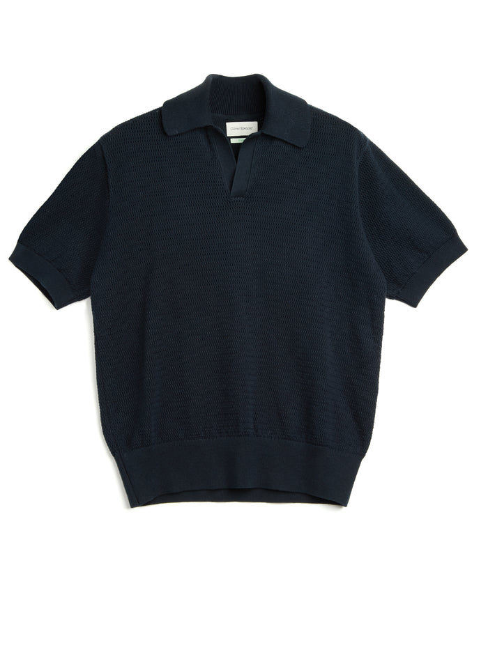 Short Sleeve Penhale Polo Shirt Nicholson Navy
