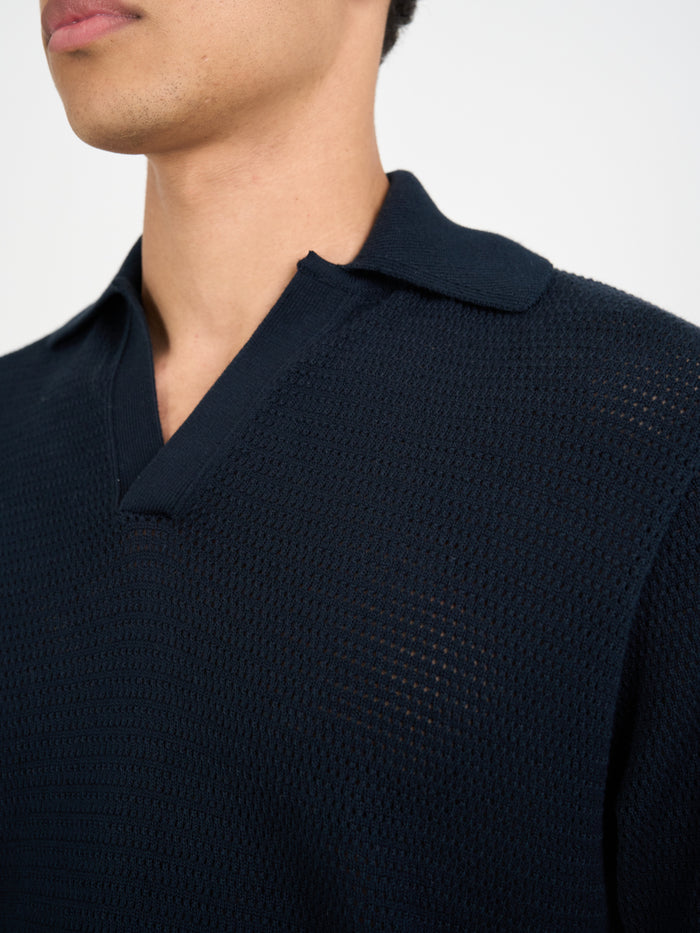 Short Sleeve Penhale Polo Shirt Nicholson Navy
