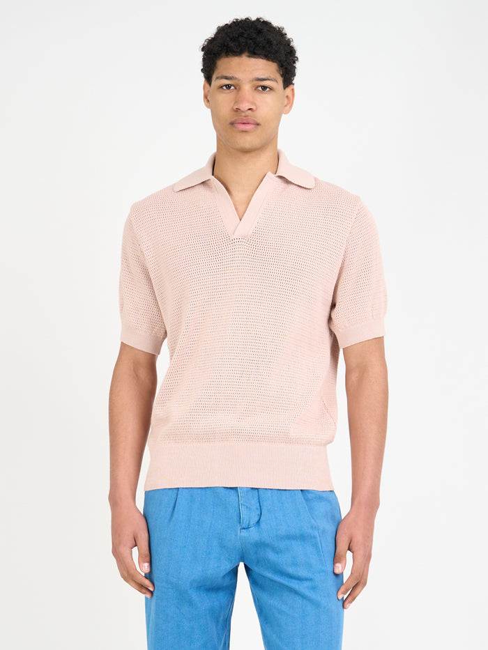 Short Sleeve Penhale Polo Shirt Nicholson Pink