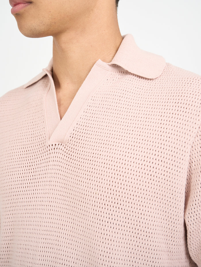 Short Sleeve Penhale Polo Shirt Nicholson Pink