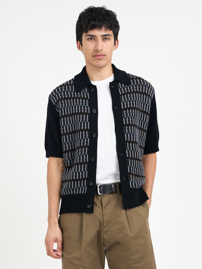 Short Sleeve Rossell Knitted Shirt Ayrton Multi