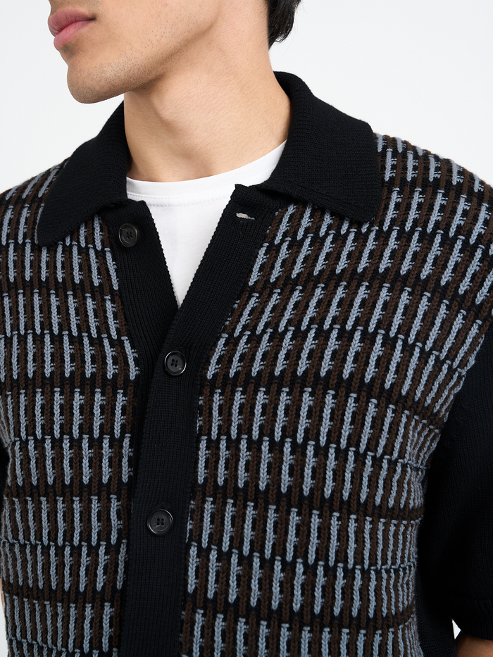 Short Sleeve Rossell Knitted Shirt Ayrton Multi