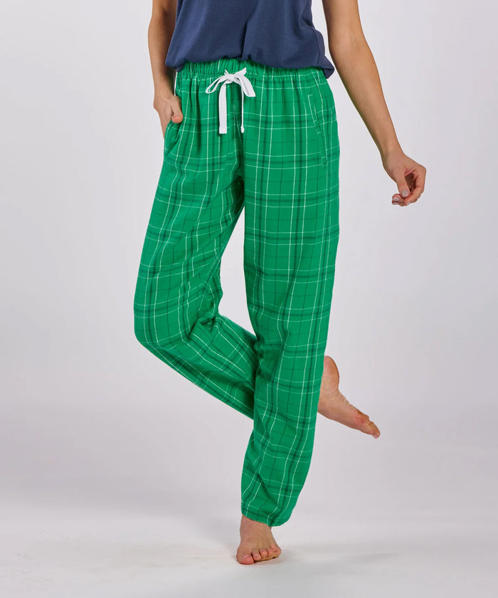 Sigma Alpha Flannel Pants - Embroidered Pjs