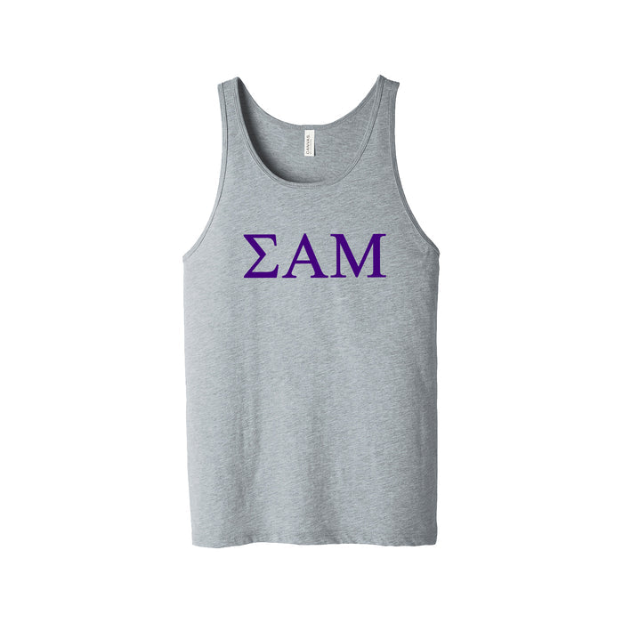 Sigma Alpha Mu Fraternity Jersey Tank Top