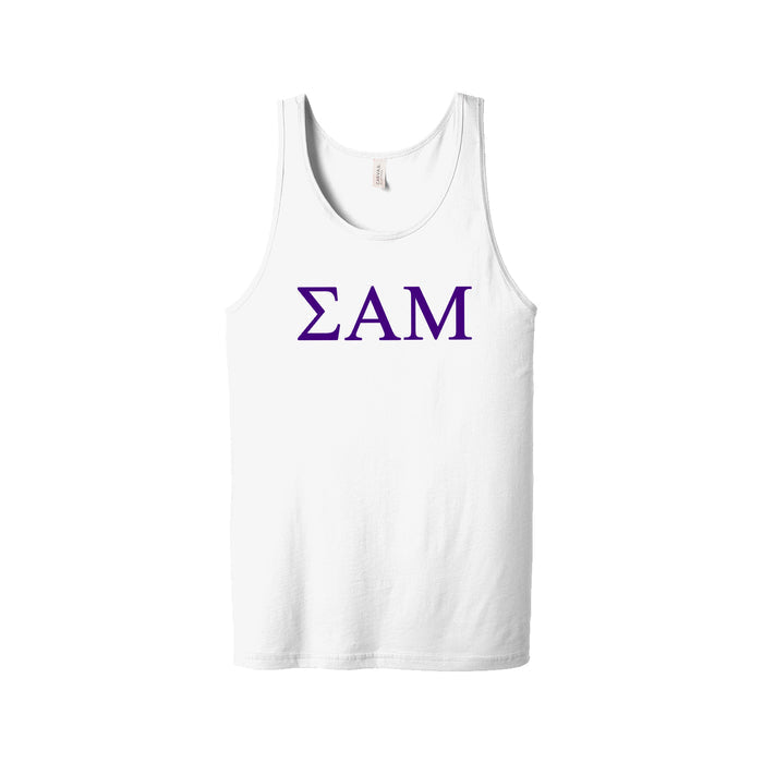 Sigma Alpha Mu Fraternity Jersey Tank Top