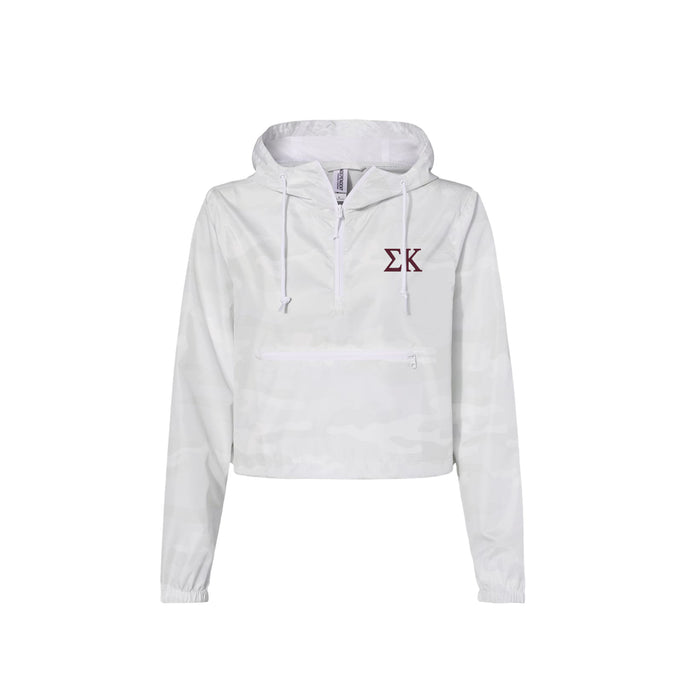 Sigma Kappa Crop Windbreaker