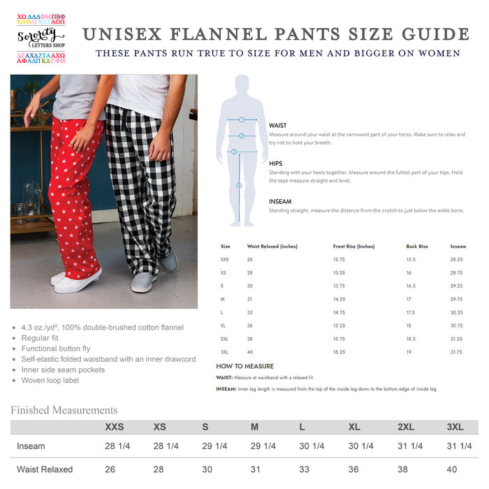 Sigma Kappa Flannel Pants