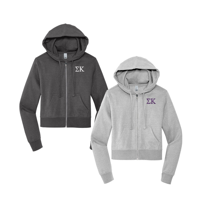 Sigma Kappa Zip Up Hoodie