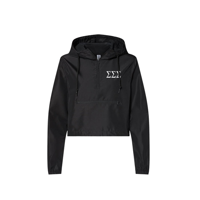 Sigma Sigma Sigma Crop Windbreaker