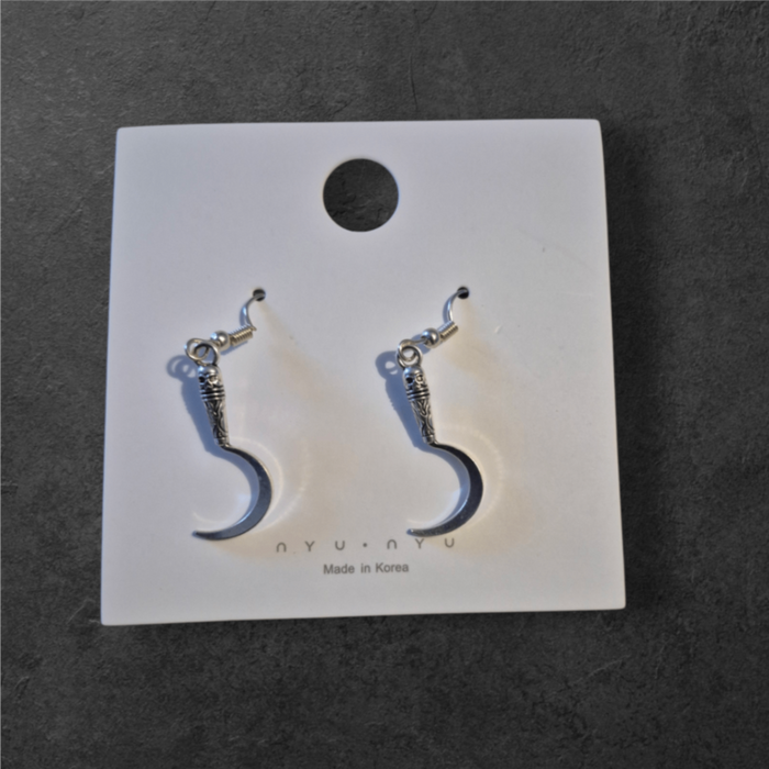 Silver earrings