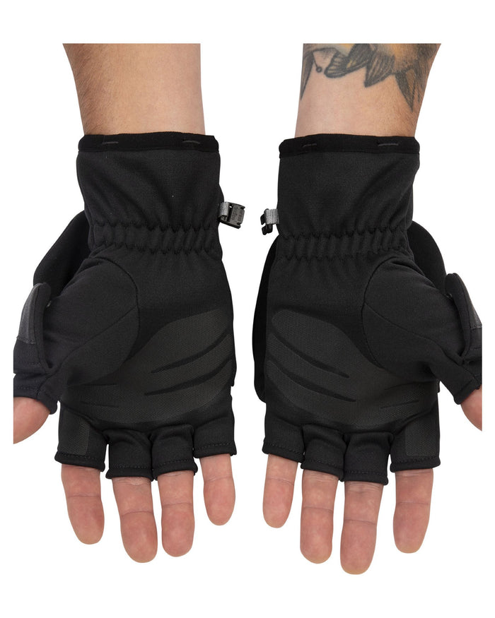 Simms Freestone Foldover Mitt Black Palms