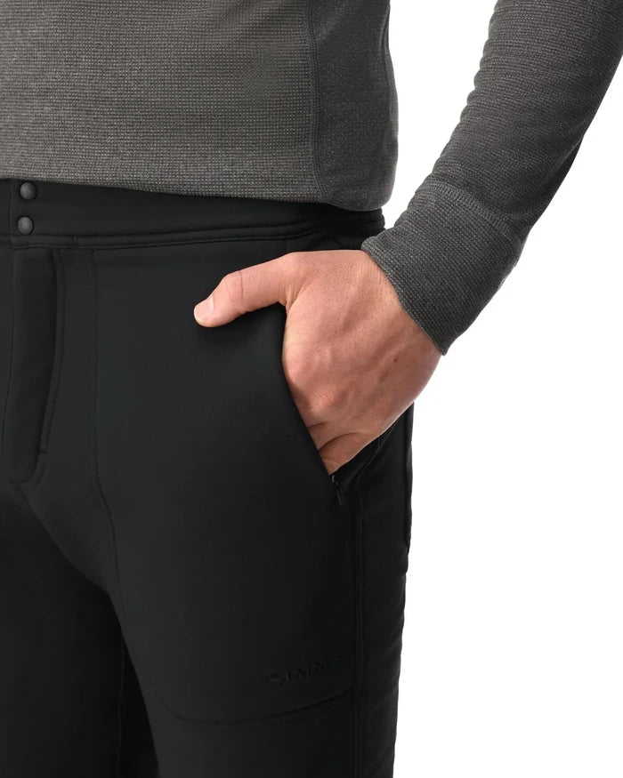 Simms M's Stata 330 Midlayer Bottom Black Front Pocket