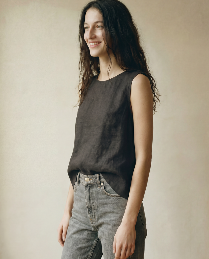 Sleeveless Top - Black
