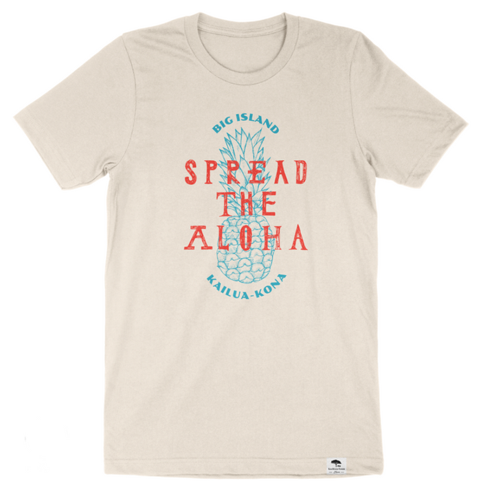 Spread Aloha Short Sleeve Tee - Natural
