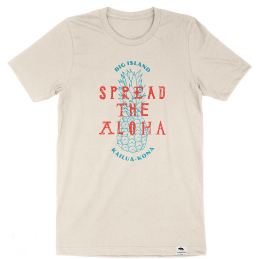 Spread Aloha Short Sleeve Tee - Natural