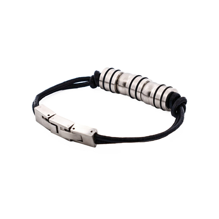 Stainless Steel Beaded Bracelet