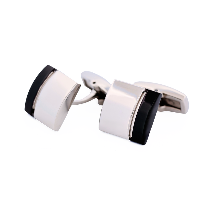 Stainless Steel Black Plated Cufflinks