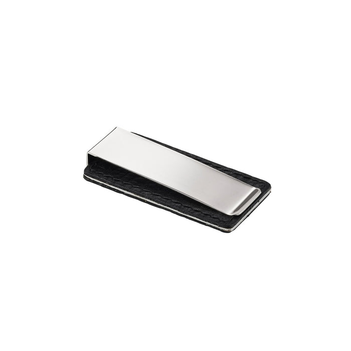 Stainless Steel Black Pu Money