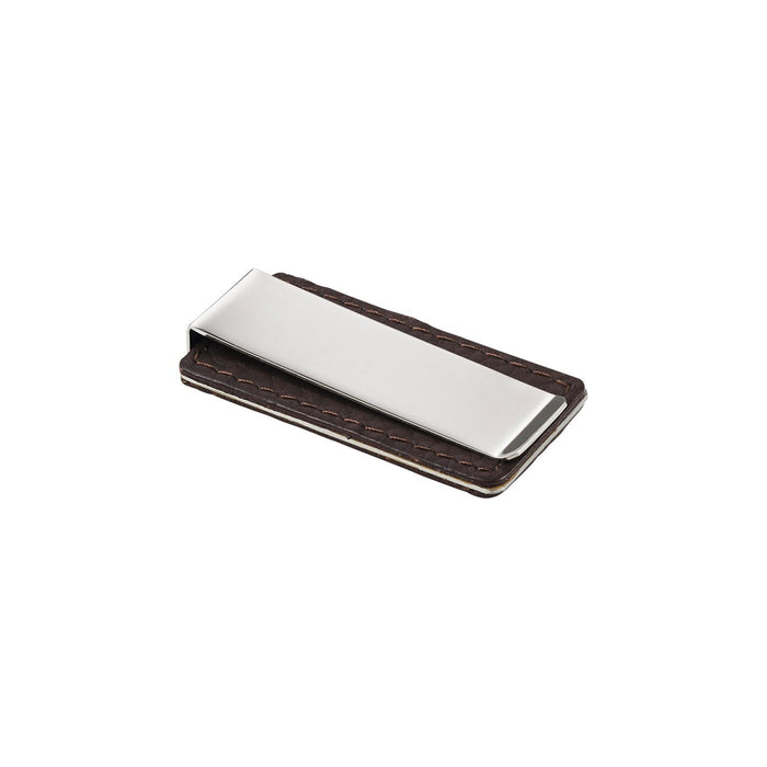 Stainless Steel Brown Pu Money