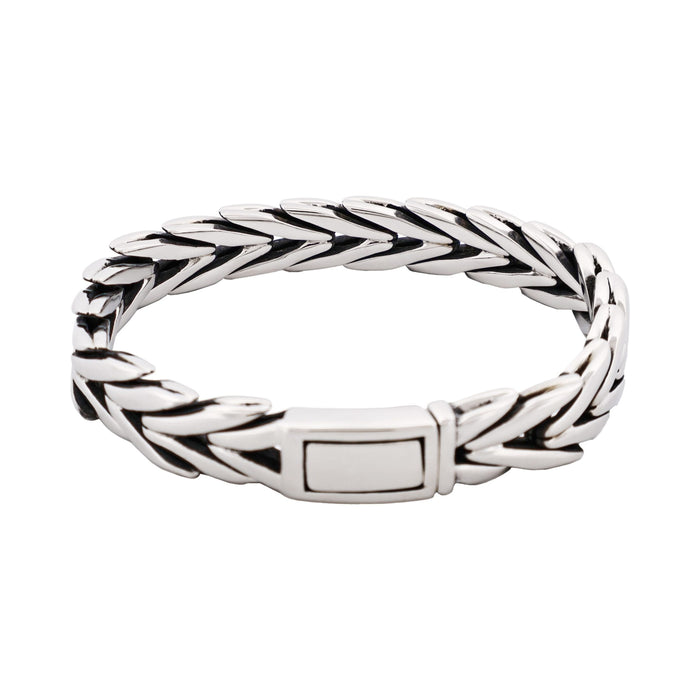 Stainless Steel Byzantine Chain Bracelet