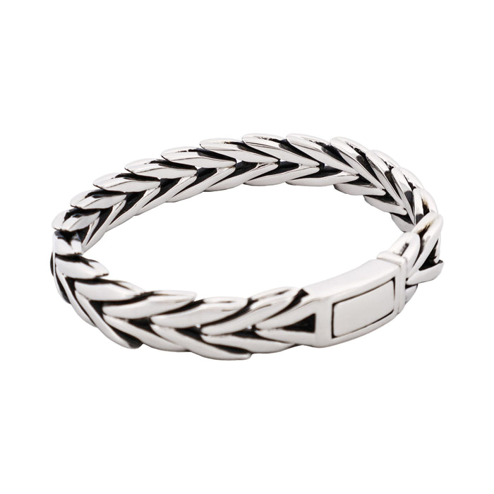 Stainless Steel Byzantine Chain Bracelet