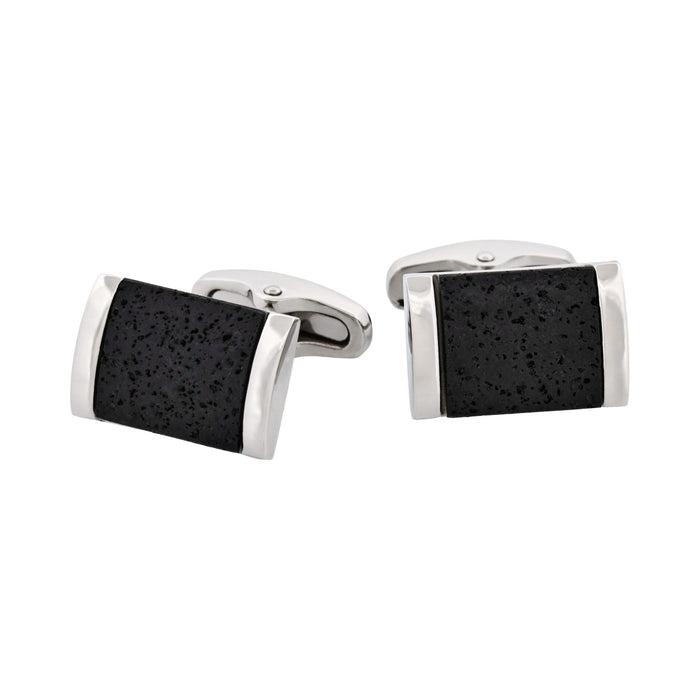 Stainless Steel & Granite Cufflinks