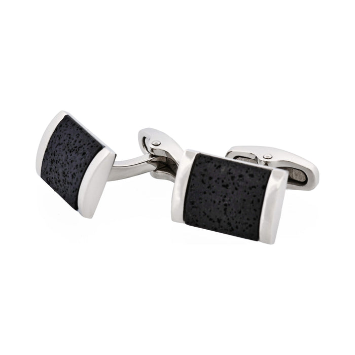 Stainless Steel & Granite Cufflinks