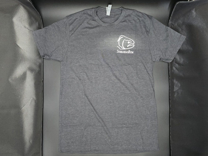 SteelheadBum T-Shirt - Charcoal Grey