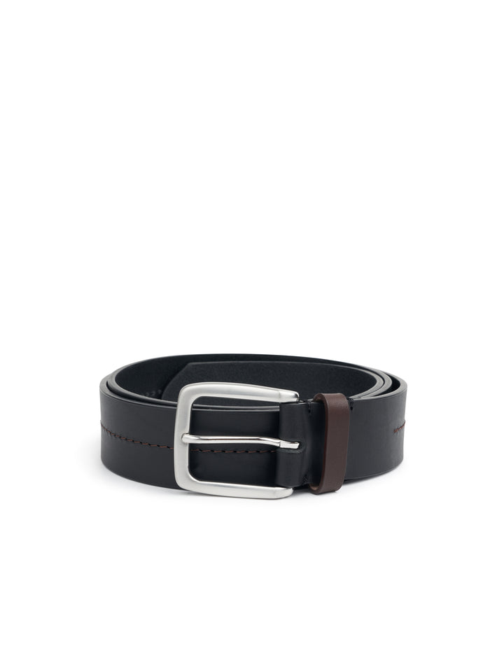Stitch Belt Leather Black