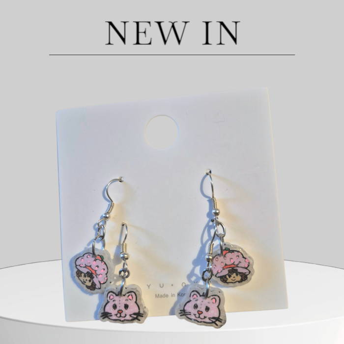 Strawberry shortcake earrings
