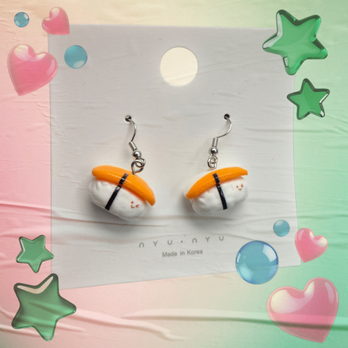 Sushi earrings