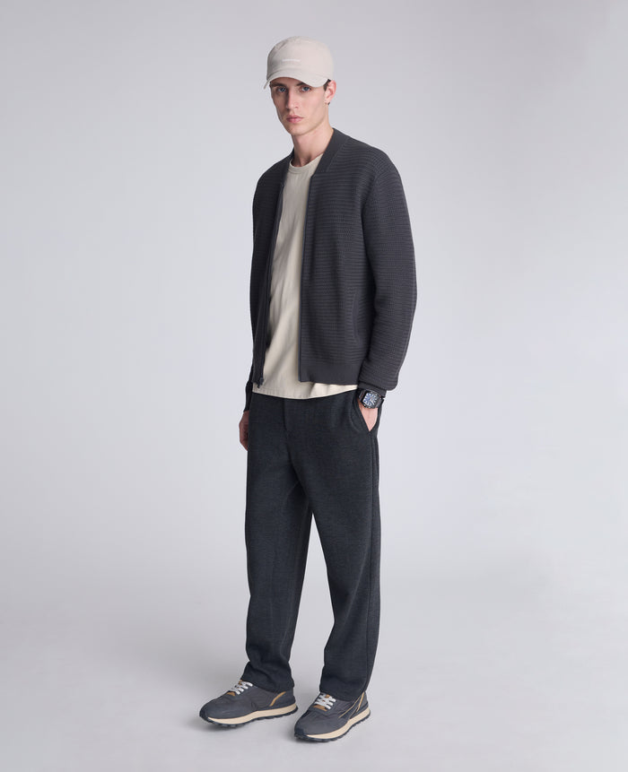 Sweater Bomber Jacket
