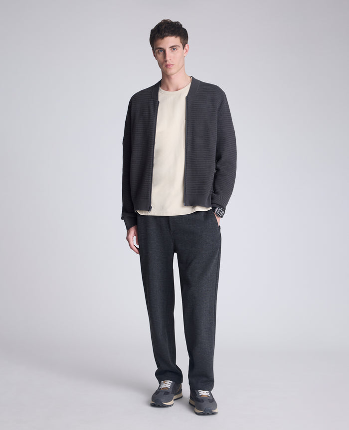 Sweater Bomber Jacket