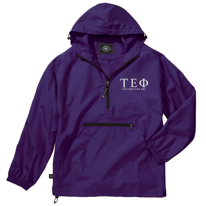 Tau Epsilon Phi Classic Solid Lightweight Pullover Windbreaker