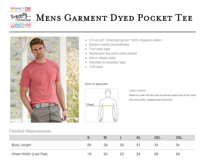 Tau Epsilon Phi Short Sleeve Pocket Tee