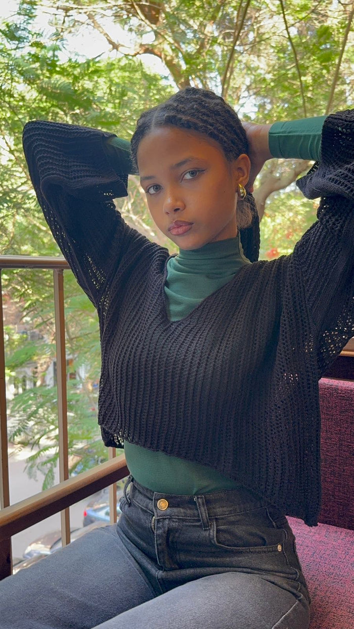 The Mesh Whisper Knit