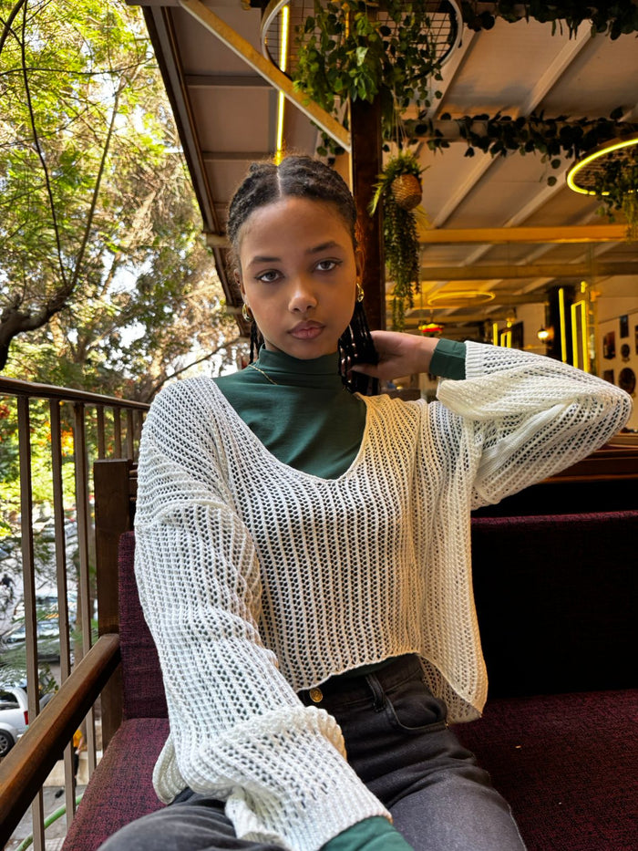 The Mesh Whisper Knit