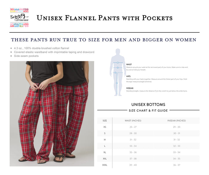 Theta Tau Flannel Pants