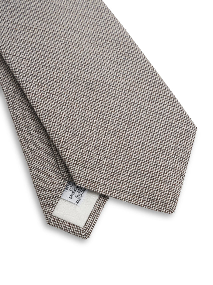 Tie Jensen Brown/White