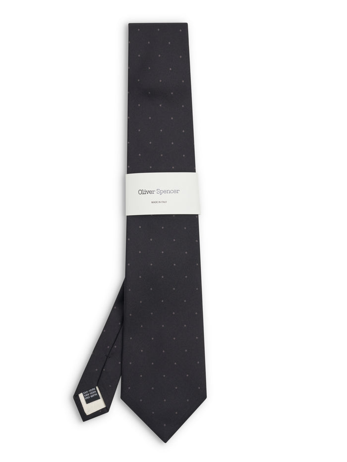Tie Spot Charcoal