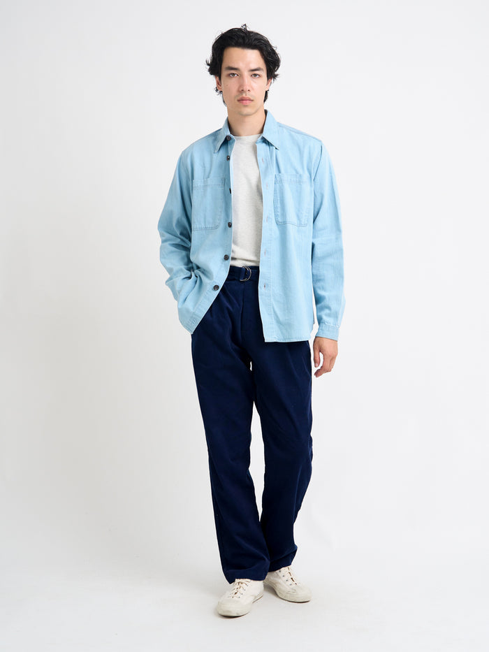 Treviscoe Shirt Mullins Denim Indigo Light