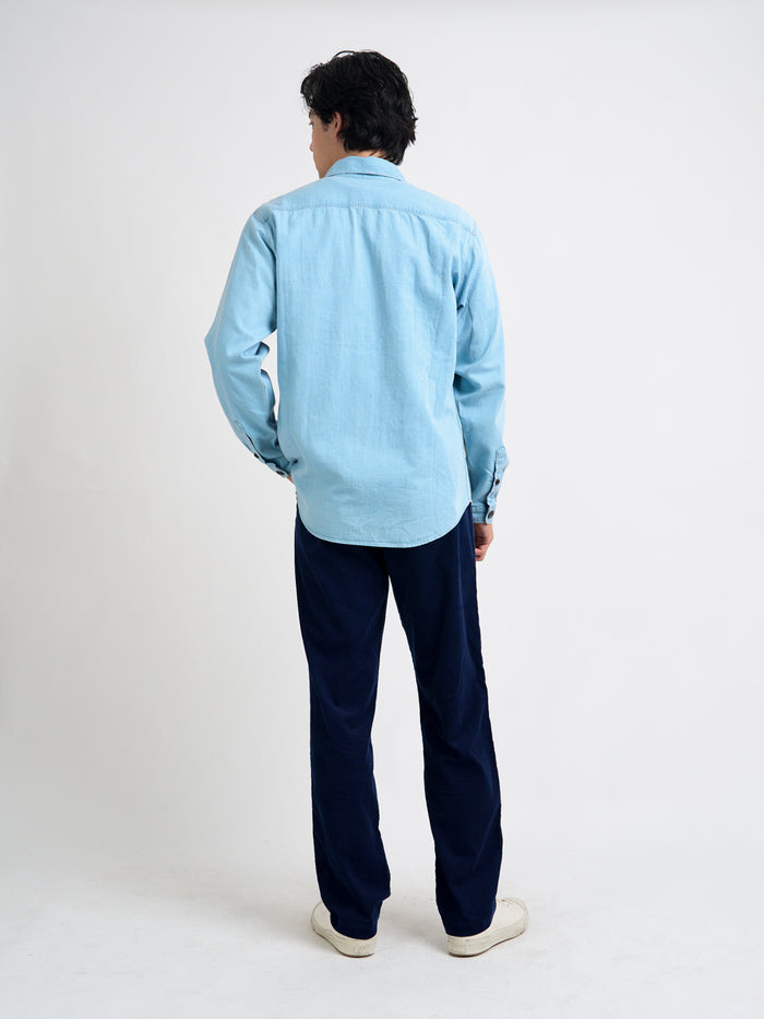 Treviscoe Shirt Mullins Denim Indigo Light